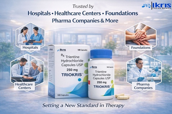 Ikris Pharma Network Announces the Availability of Triokris™ (Trientine Dihydrochloride) to Support Patients Living With Wilson's Disease