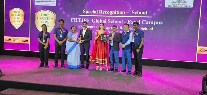 FIITJEE Global School - Excel Campus Receives Special Recognition at Times Education Icons 2025-26