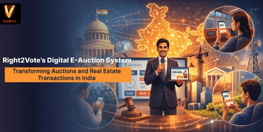Right2Vote’s Digital E-Auction System Is Transforming Auctions and Real Estate Transactions in India
